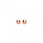 9ct Rose Gold 4mm Ball Stud Earrings 